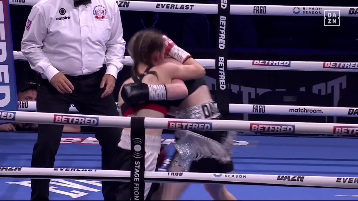 .Emily Whitworth debut was 🔥🔥🔥. #CatterallPrograis | Oct 26 | Live NOW on DAZN