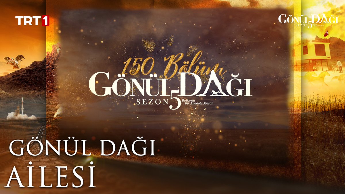 #GönülDağı sadece bir dizi değildir… Bir ailedir. ❤️ Bu aileyi 150 bölümdür birlikte büyütüyoruz. Duygularımızı hep birlikte yaşıyoruz. İyi ki varsınız, sizleri çok seviyoruz #GönülDağıAilesi ⛰ 150. bölüm bu akşam 20.00’de #TRT1’de! 📺 🐎 #GönülDağı150 TRT 1