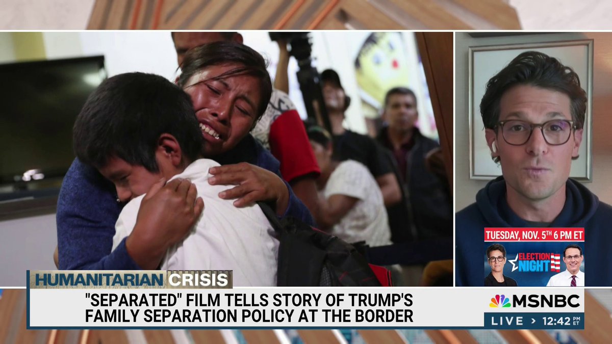 "Trump's separation policy... met the United Nations definition of torture" @JacobSoboroff author of 'Separated' talks about the new film and how Trump's cruel immigration policies deeply impacted immigrant children."