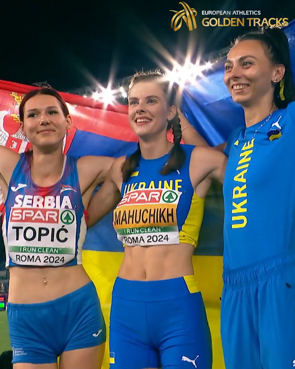 A historic season! 🫶 Yaroslava Mahuchikh 🇺🇦 is your women’s European Athlete of the Year! 🏆 🥇 European champion 🥇 Olympic champion 📊 World record clearance of 2.10m #GoldenTracks