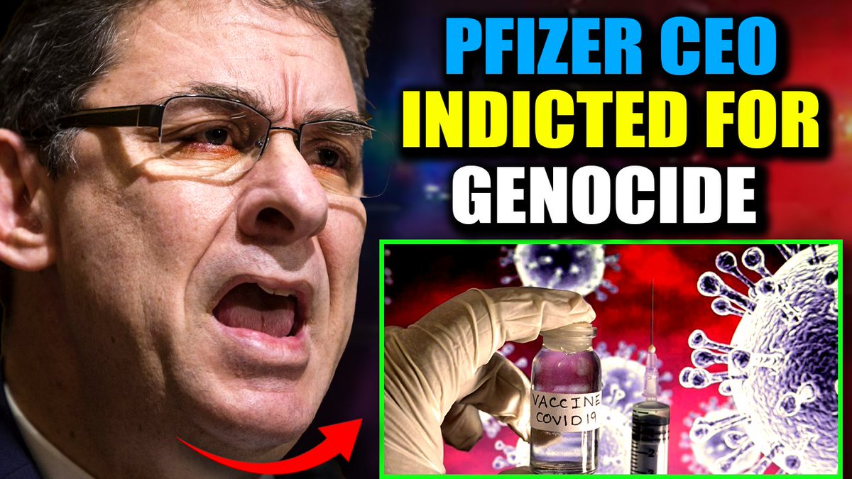 🚨 Pfizer CEO Facing Life in Prison for Lying to Billions About COVID Vaccine Pfizer's CEO Albert Bourla’s bare-faced lies that fuelled one of the biggest health scandals in recent history. Bourla assured the world that COVID-19 vaccines were safe and effective, raking in hundreds of billions of dollars as a result. But for countless individuals, those assurances have come at a devastating cost - vaccine injuries, careers cut short, lives lost, and children left without parents, with many children collapsing from heart failure themselves. While the mainstream media continues gaslighting the masses into believing children have always suffered cardiac arrests, a Dutch judge is taking the first steps towards holding the Covid cabal accountable.