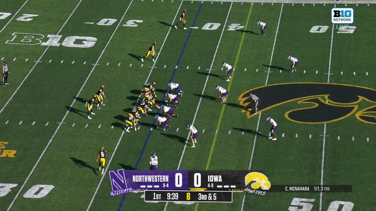 What a catch 🤩 📺 Big Ten Network Seth Anderson x #Hawkeyes