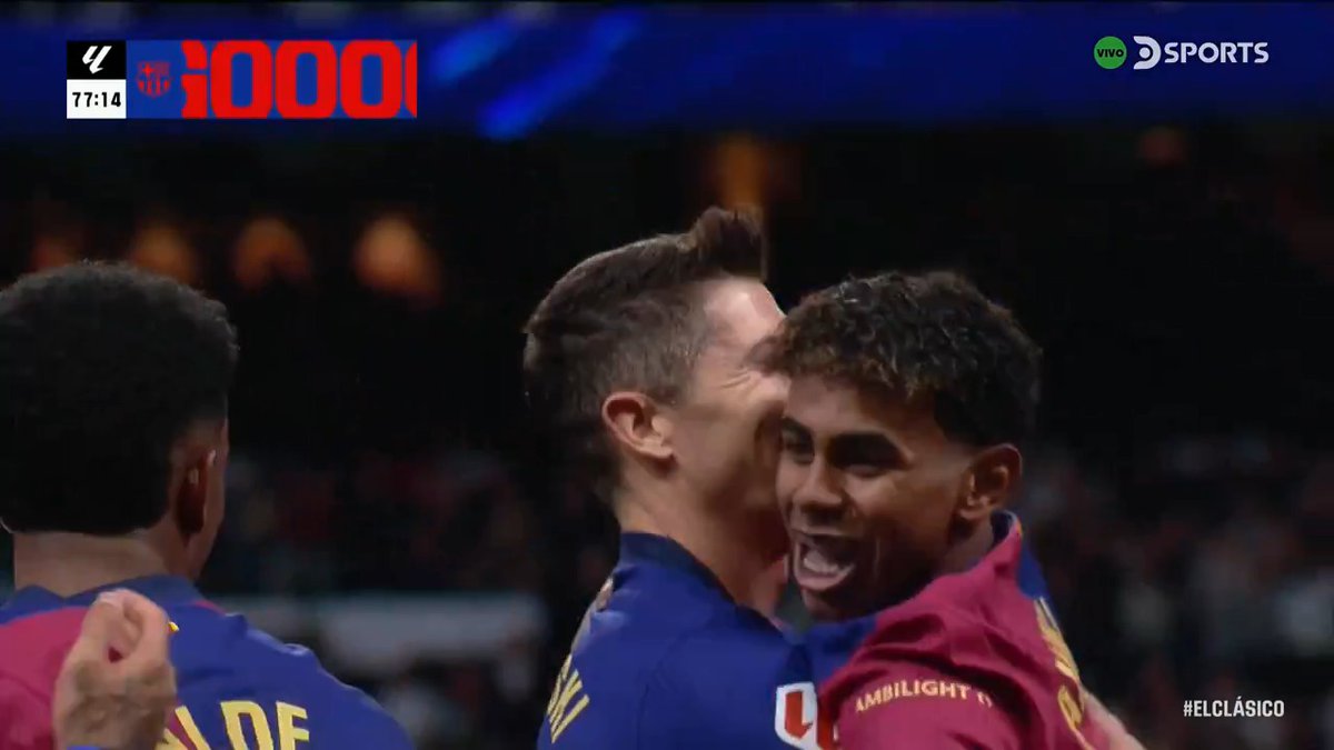 🤯 PFFF EL GOLAZO DE LAMINE YAMAL PARA EL 3-0 DEL BARCELONA EN EL BERNABÉU. EL MÁS JOVEN EN LA HISTORIA DEL CLÁSICO. 17 AÑOS, UN ESCÁNDALO. 🪄💎