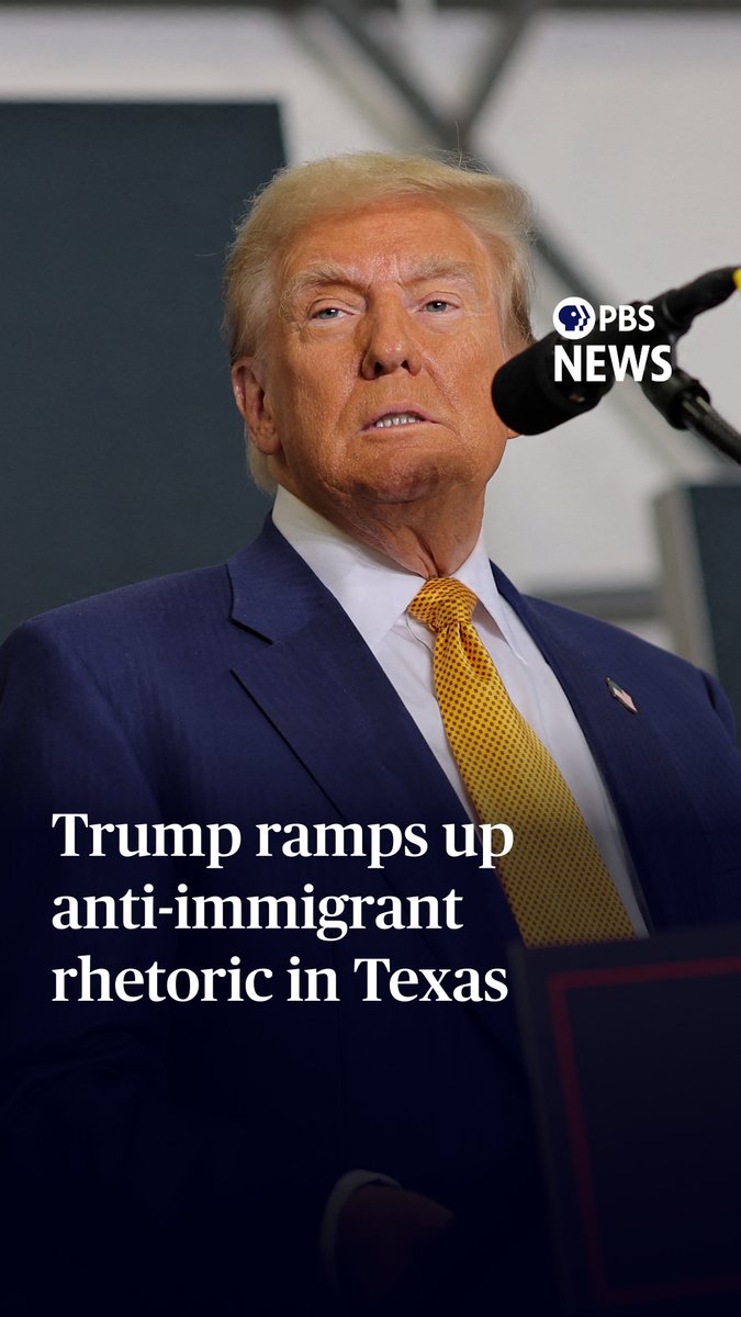 With less than two weeks until Election Day, the final national poll by the New York Times and Siena College shows Vice President Kamala Harris and former President Donald Trump in a dead heat for the popular vote. On Friday, the two candidates shifted their focus from swing states to the Lone Star State — Texas. Trump has escalated his anti-immigration rhetoric in the final stretch of the race, calling the U.S. a “dumping ground” and “like a garbage can for the world” at an Austin campaign event. Ahead of a rally with megastar Beyoncé in Houston, Harris told reporters that Trump "belittles our country" with his remarks. “This is someone who is a former president of the United States, who has a bully pulpit," Harris said. "And this is how he uses it, to tell the rest of the world that somehow the United States of America is trash?”