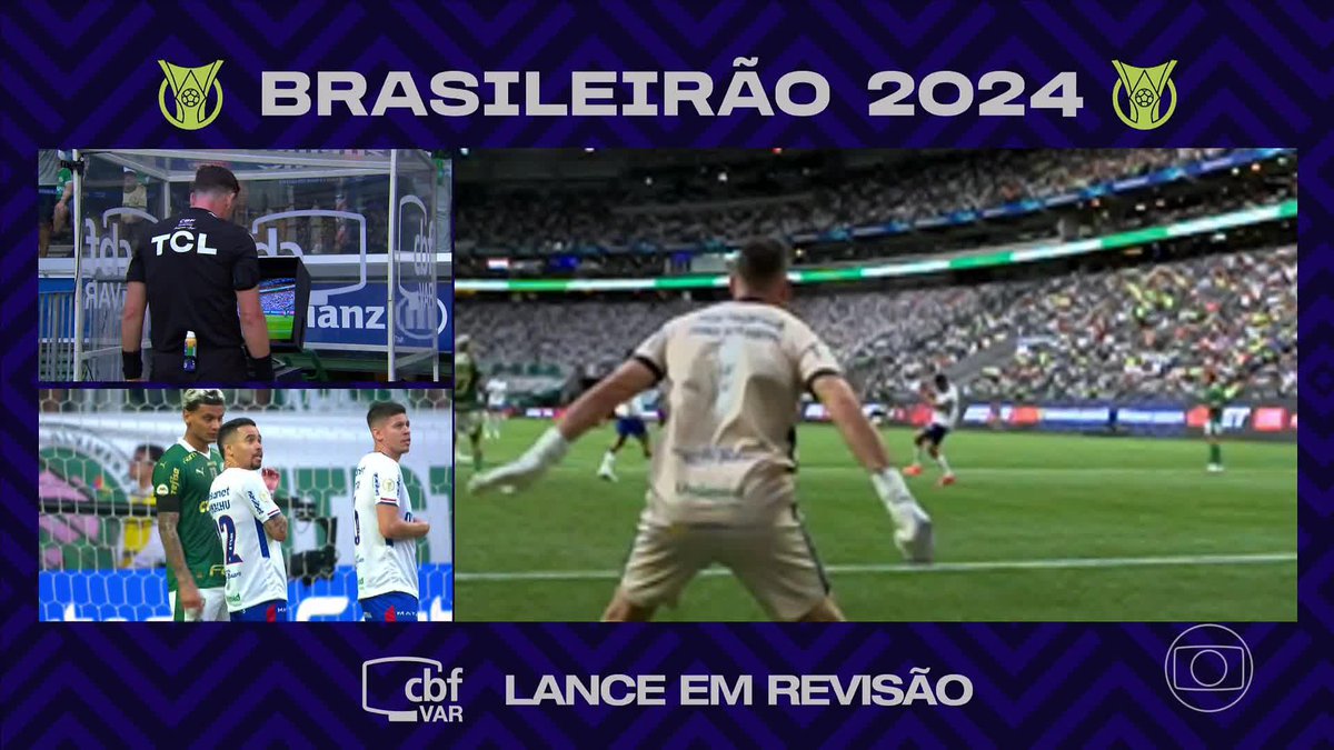 Mais um pênalti marcado para o Palmeiras, agora por mão de Pikachu no lance. Estevão cobra, converte e iguala Pedro na artilharia do Brasileirão!