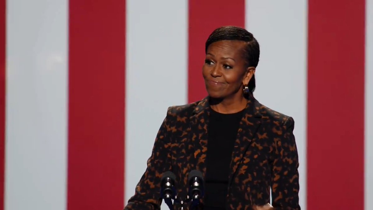 HOLY SHIT MICHELLE OBAMA JUST ROASTED DONALD TRUMP: “Kamala Harris is not losing her train of thought or stumbling over her words…That's because Kamala Harris is a grown-up. And God knows we need a grown-up in the White House”