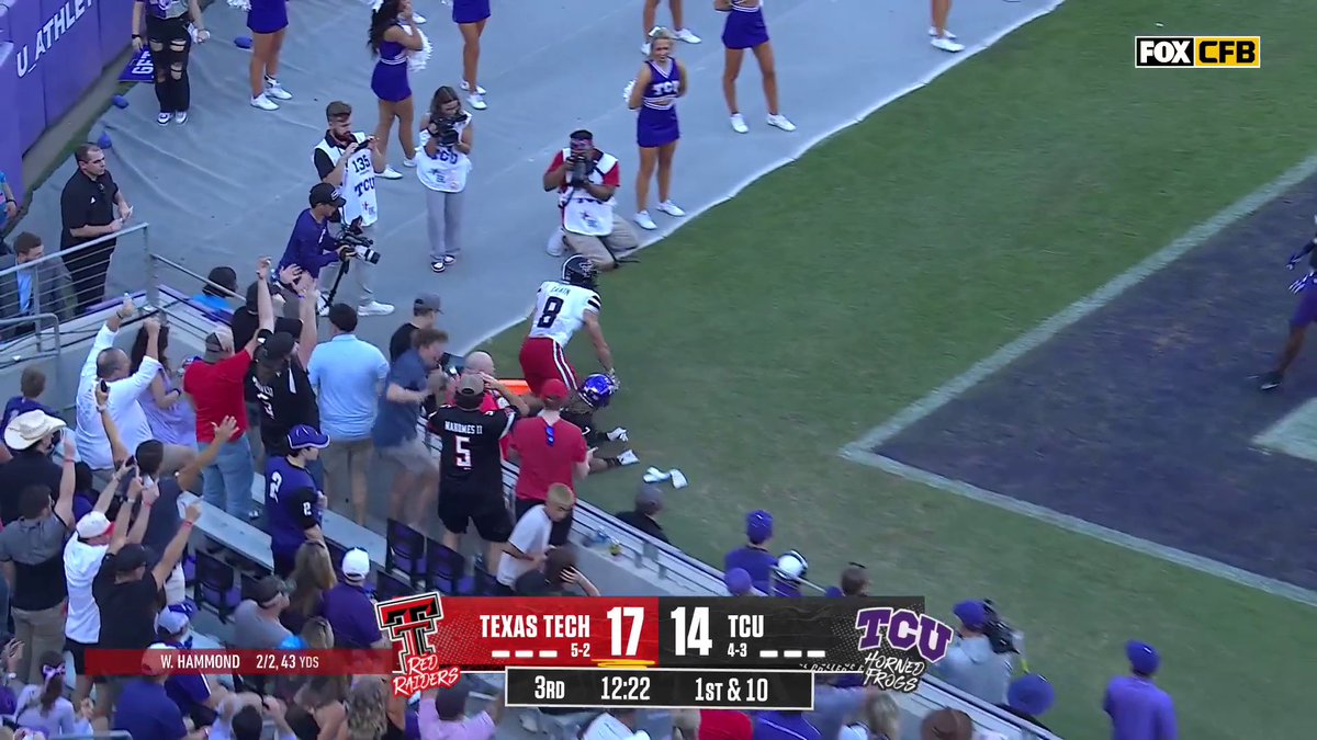 🎯 🎯 🎯 Will Hammond 🌵 connects with Coy Eakin🌵 for 6⃣ 📺 FOX College Football | #WreckEm