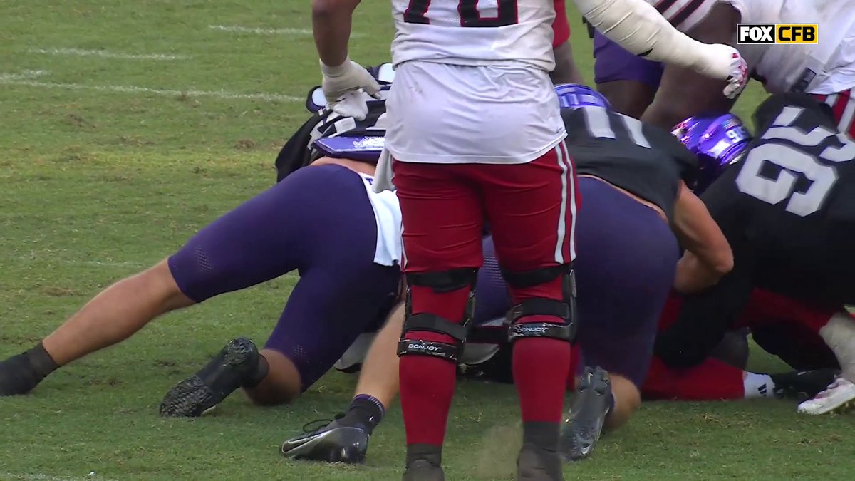 After review, the fumble is confirmed and TCU Football has it! 😱 What a play by the defense 😤