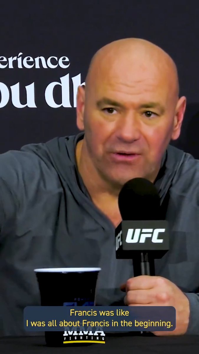 Dana White had A LOT to say about Francis Ngannou after #UFC308: "Francis isn't a good guy. He plays the good guy. … We'll never be in business together. We don't like each other.