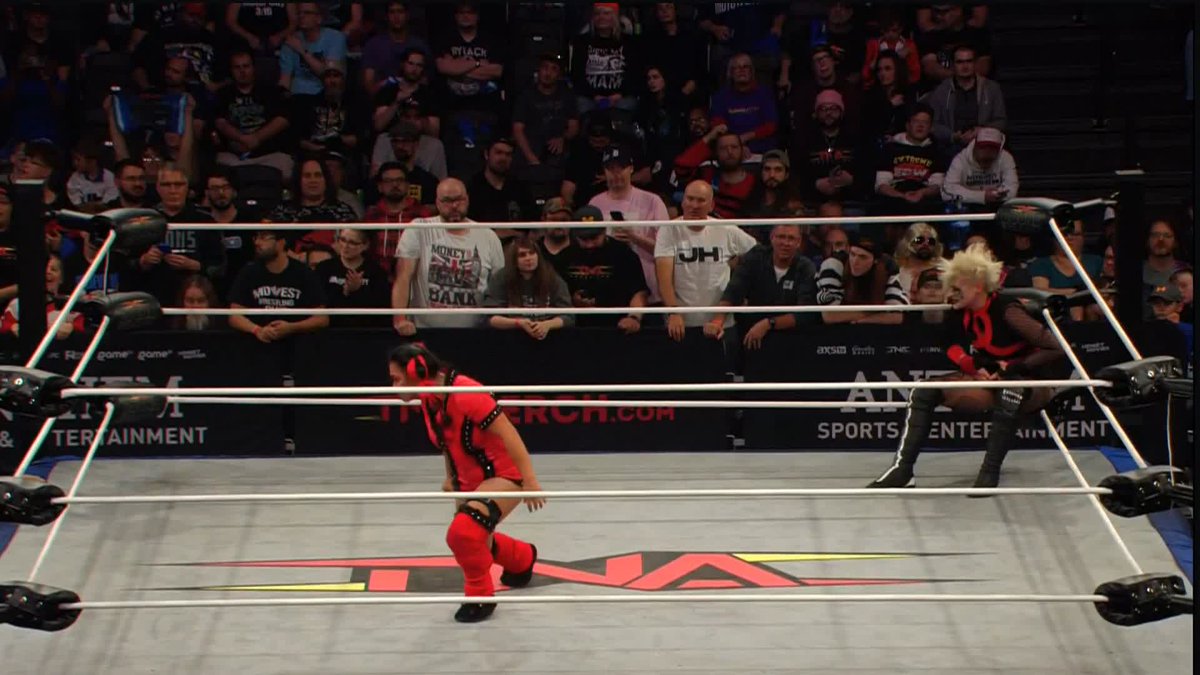 BETRAYAL! The Demon Assassin just took out Wendy Choo! Watch #TNABoundForGlory LIVE on TNA+: