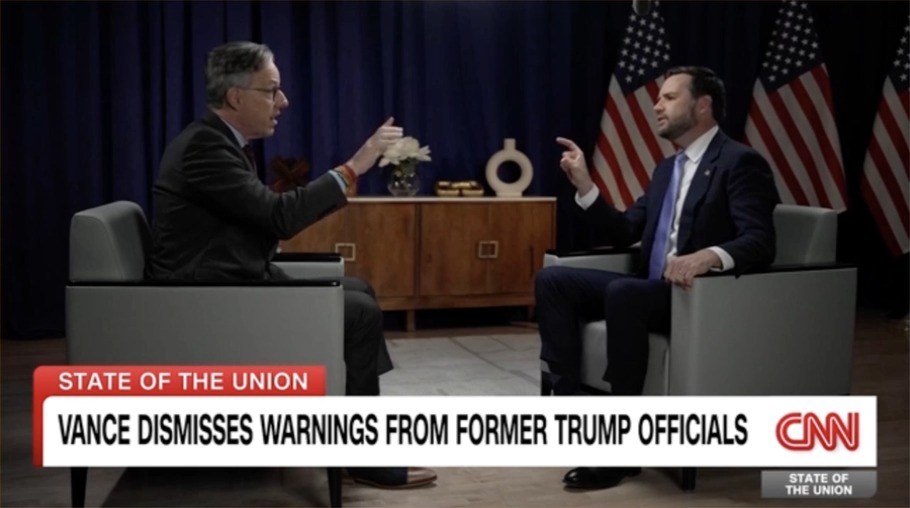 BREAKING: Jake Tapper literally laughs in JD Vance’s face as Vance tries (and fails) to explain why so many people who worked with Trump are now speaking out against him. This is a must watch.