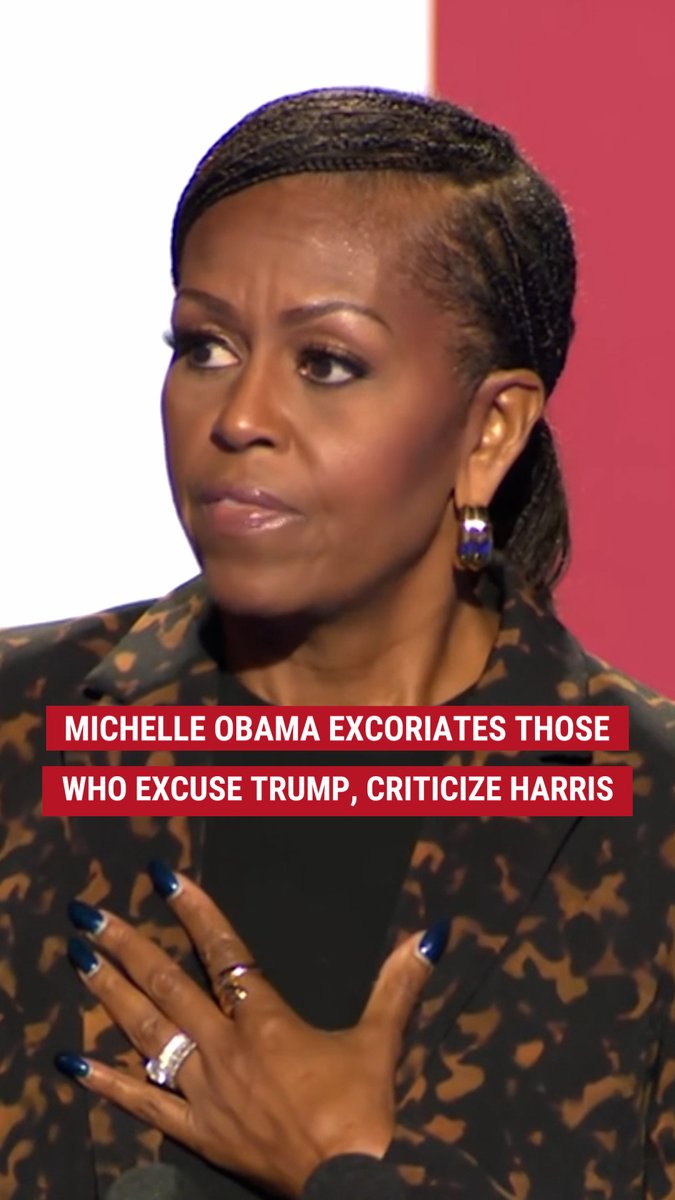 โFRUSTRATEDโ: While campaigning for Vice President Harris, former first lady Michelle Obama excoriated former President Trump and implored those who plan to vote for him to reconsider.
