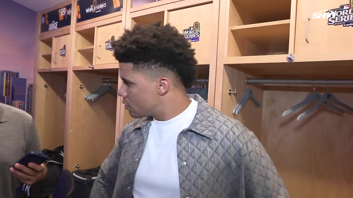 "It's a tough start, but it ain't over yet." Juan Soto talks about the Yankees being down 2-0 to the Dodgers in the World Series: