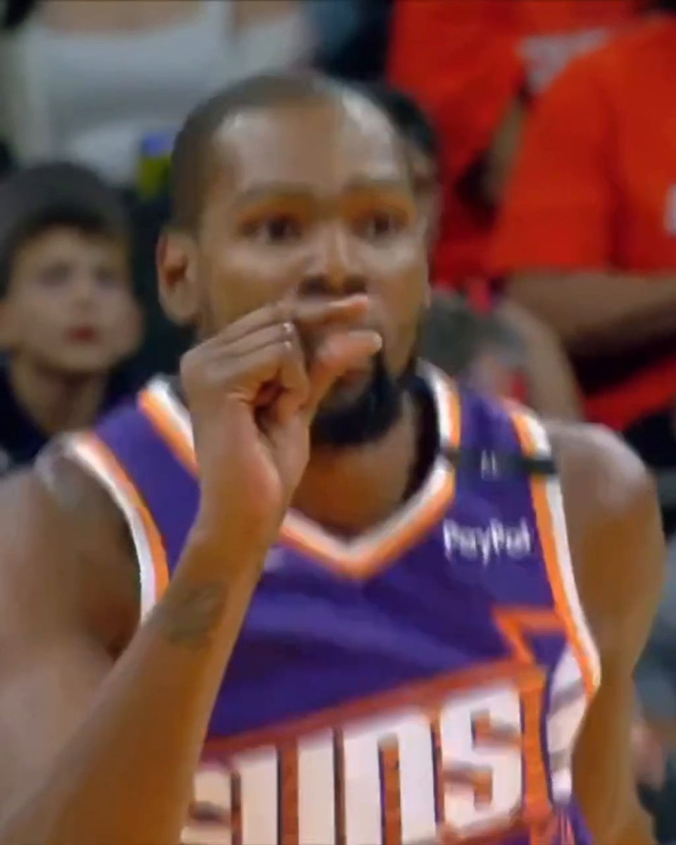 KD HIT LUKA WITH THE 🤏