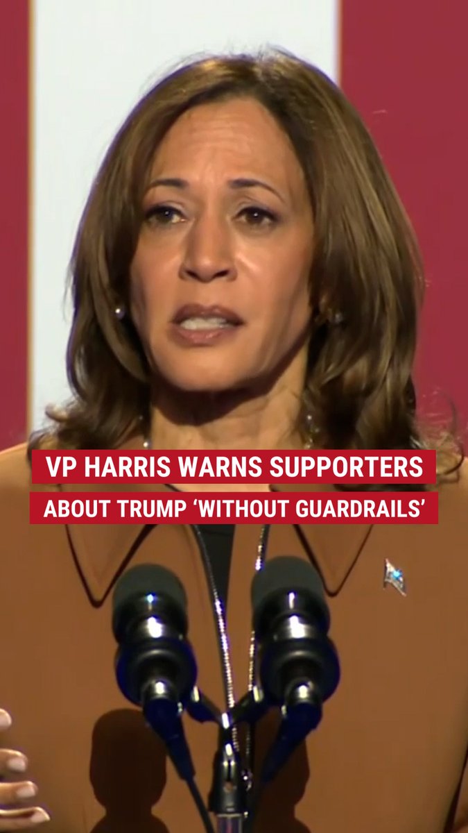 TAKING SWIPES: Vice President Harris rails against Trump, claims he wants to become a dictator on his first day in office if elected.