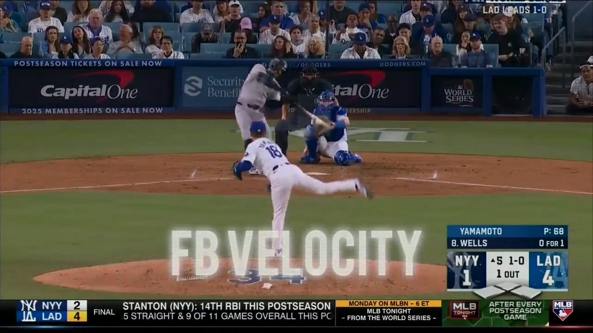 Yoshinobu Yamamoto had his full pitch arsenal on display in Game 2! #MLBTonight breaks down the phenom's #WorldSeries debut in tonight's Los Angeles Dodgers win.