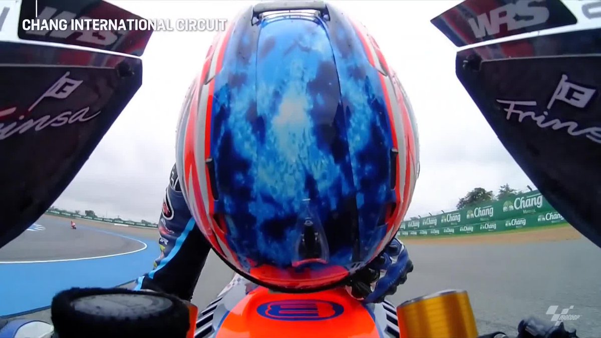 IT SINKS IN 🥹 Ai Ogura is your #Moto2 WORLD CHAMPION 🙌 #GoldenAi 🏆 | #ThaiGP 🇹🇭