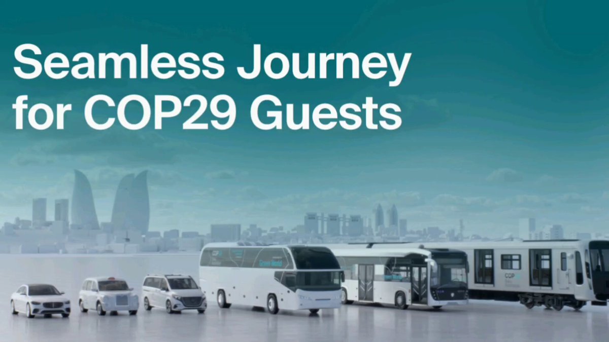 We ensure a positive and seamless journey for our guests in Baku during the COP29 event. With accessible transportation options, complementary airport and city shuttles you will reach your desired destination comfortably. Everything is for your convenience! #COP29 #COP29Azerbaijan