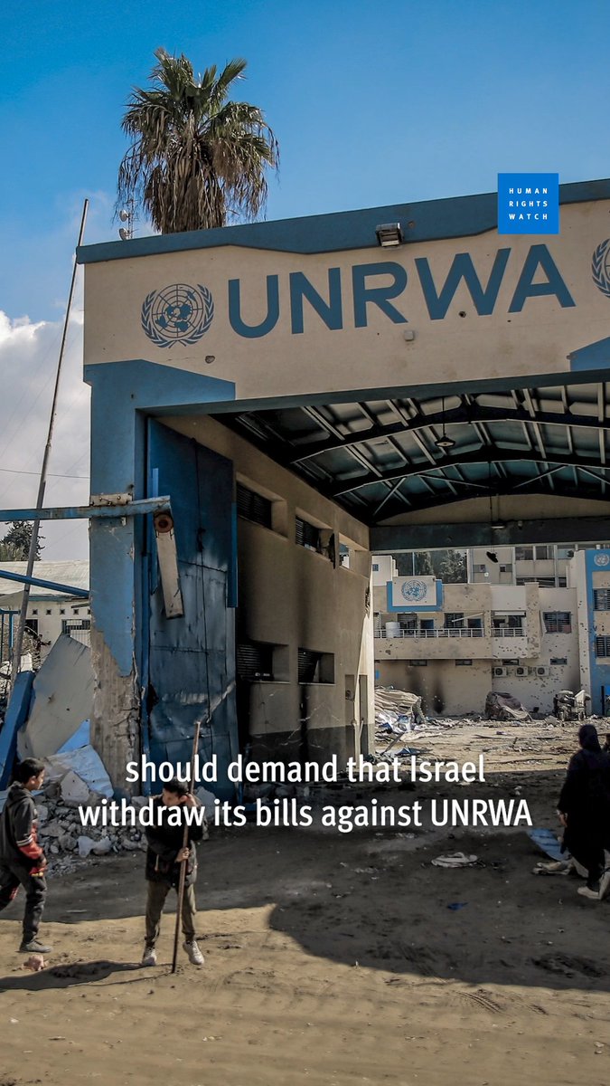 Gaza’s largest aid organization, UNRWA, provides shelter, health, and education services. The Israeli parliament is moving ahead with draft legislation that would prevent it from operating in the Occupied Palestinian Territory.