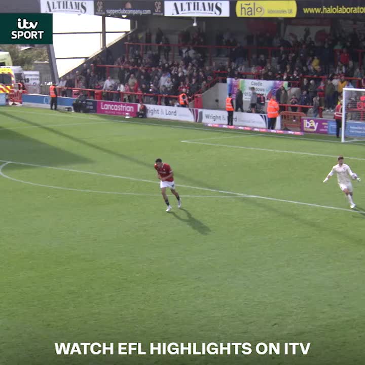 ALMOST the goal of the season 😯 Chesterfield FC's James Berry was INCHES away from scoring an absolute stunner yesterday! EFL | Sky Bet League Two