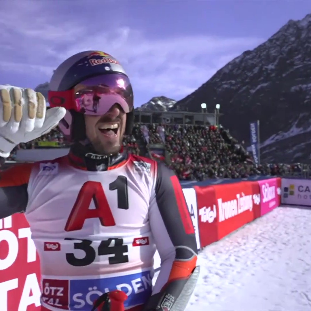 𝗧𝗵𝗲 𝗿𝗲𝘁𝘂𝗿𝗻 𝗼𝗳 𝗛𝗶𝗿𝘀𝗰𝗵𝗲𝗿! 🙌🔙 Marcel Hirscher puts himself in contention after his first run in five years since coming out of retirement! 🤩 #fisalpine