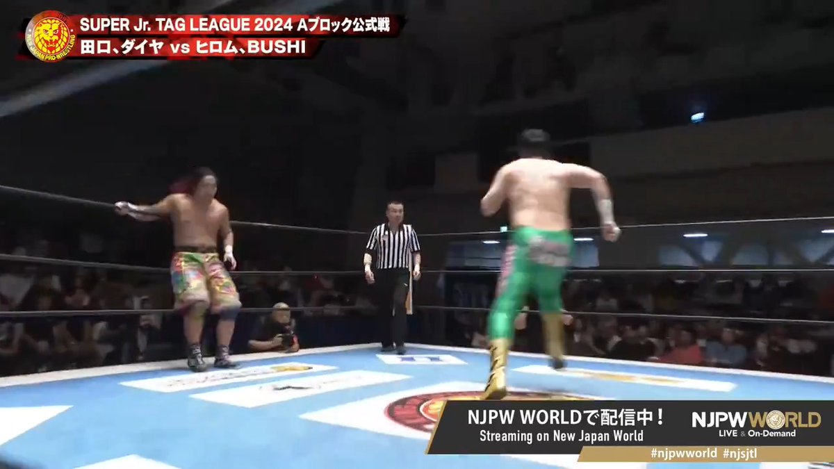 .田口隆祐(いわぬまPR大使) × 高橋ヒロム / Hiromu Takahashi "Rope Work Battle🏃♂️💨" Sign up Now & Stay tuned to #NJPW #njpwworld #njsjtl