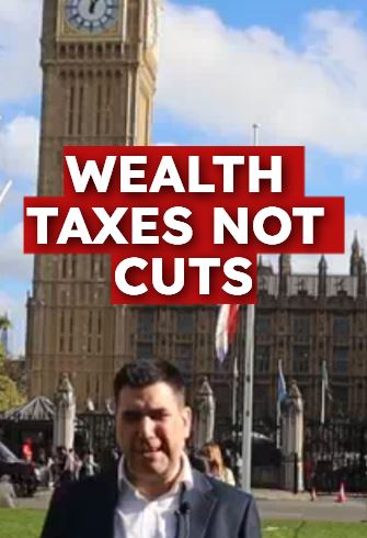 We don't need more cuts. We need to make the super-rich pay to fix the mess left by the Tories. In Parliament this week, I'll be presenting a petition backed by nearly 50,000 people calling for Wealth Taxes. Add your name here: