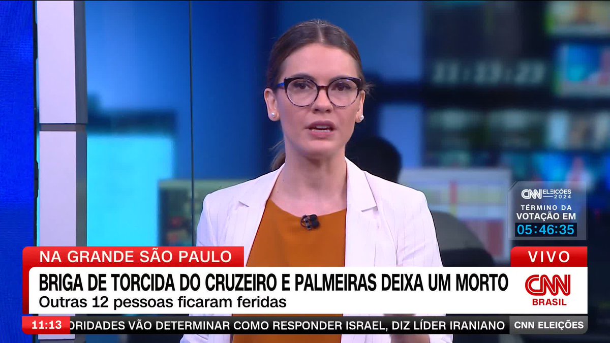 Um confronto entre as torcidas do Cruzeiro e da Mancha Verde, organizada do Palmeiras, deixou 12 feridos e um morto na Rodovia Fernão Dias, próximo ao túnel de Mairiporã, no interior de São Paulo, na madrugada deste domingo (27). #CNNEleições