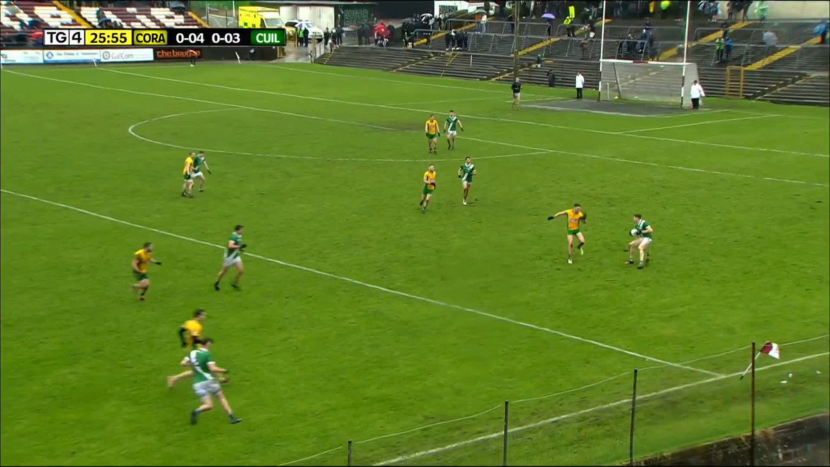Terrible mistake from the chap in a county final.