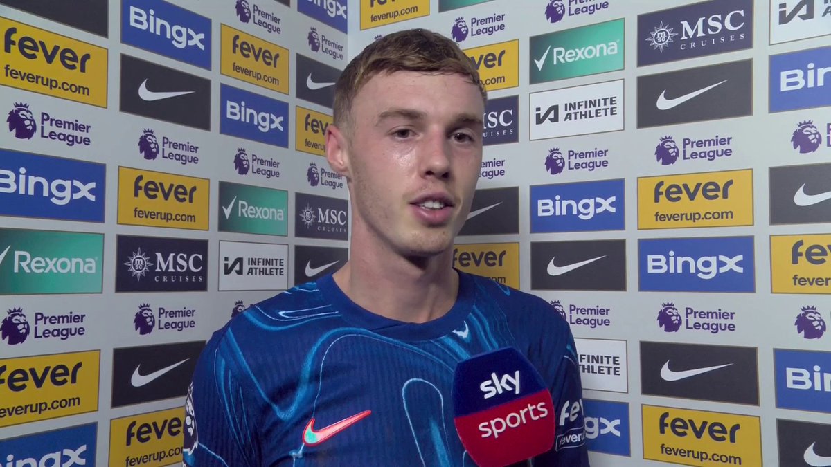 "I wouldn't go that far" 😂 Cole Palmer humble after Chelsea's 2-1 win against Newcastle 🔵