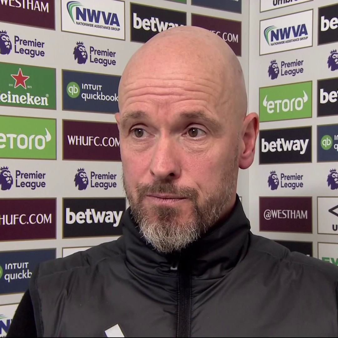 "We were FAR better than the opponent" "injustice" 💬 Erik ten Hag reacts to Manchester United's 2-1 defeat to West Ham 😮