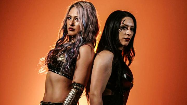 From rivals to allies, Stephanie Vaquer and GIULIA ＝ ジュリア are ready to throw down with roxanne and @CoraJadeWWE TONIGHT at #HalloweenHavoc! #WWENXT