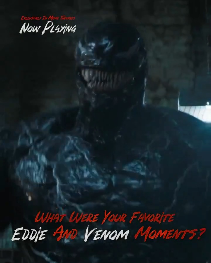 Buy me chocolate and tell me i’m pretty. Share your thoughts on #Venom: The Last Dance here: