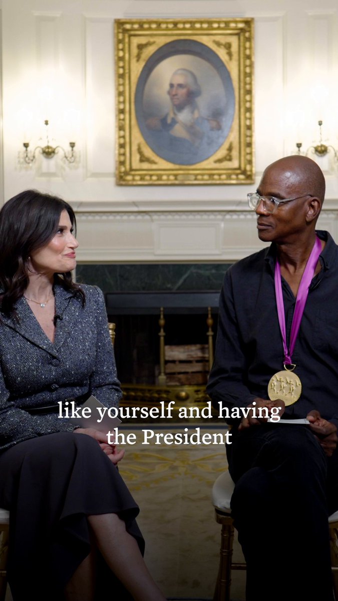 A conversation between two of the newest recipients of the National Medal of Arts – actress and singer Idina Menzel and artist Mark Bradford.