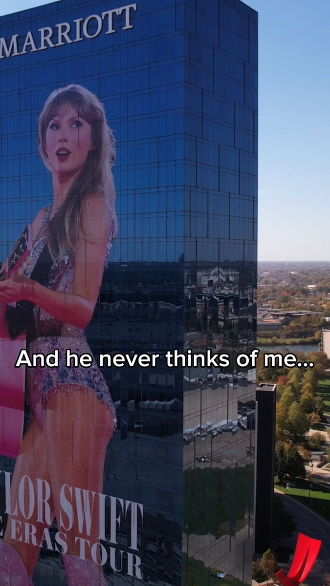 And he never thinks of me… except when I’m on a 34-story hotel. 🤪 Swift City is packed with photo ops—from posing as the “I” in our NDY sculptures to snapping pics of themed street signs, your phone storage is going to fill up fast! 🔗 Downtown Indy Alliance