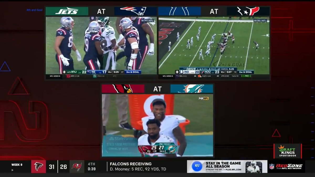 NFL friends, enjoy NFL RedZone chaos at its best.