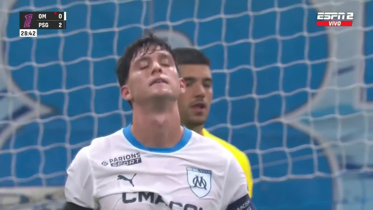 😳🇦🇷 GOL EN CONTRA DE LEO BALERDI ANTE PSG, QUE VENCE 2-0 A MARSELLA EN EL CLÁSICO.