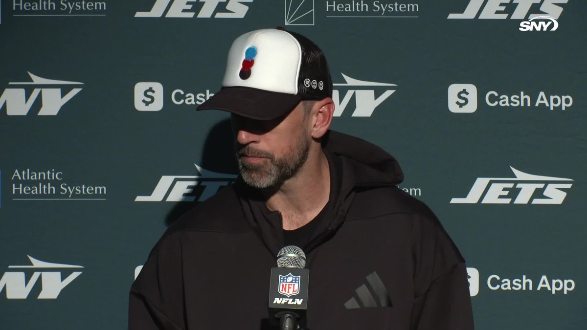 "I've been in the darkness. You've got to go in there, make peace with it." Aaron Rodgers was asked if this was a moment of darkness for the Jets and how to get out of it: