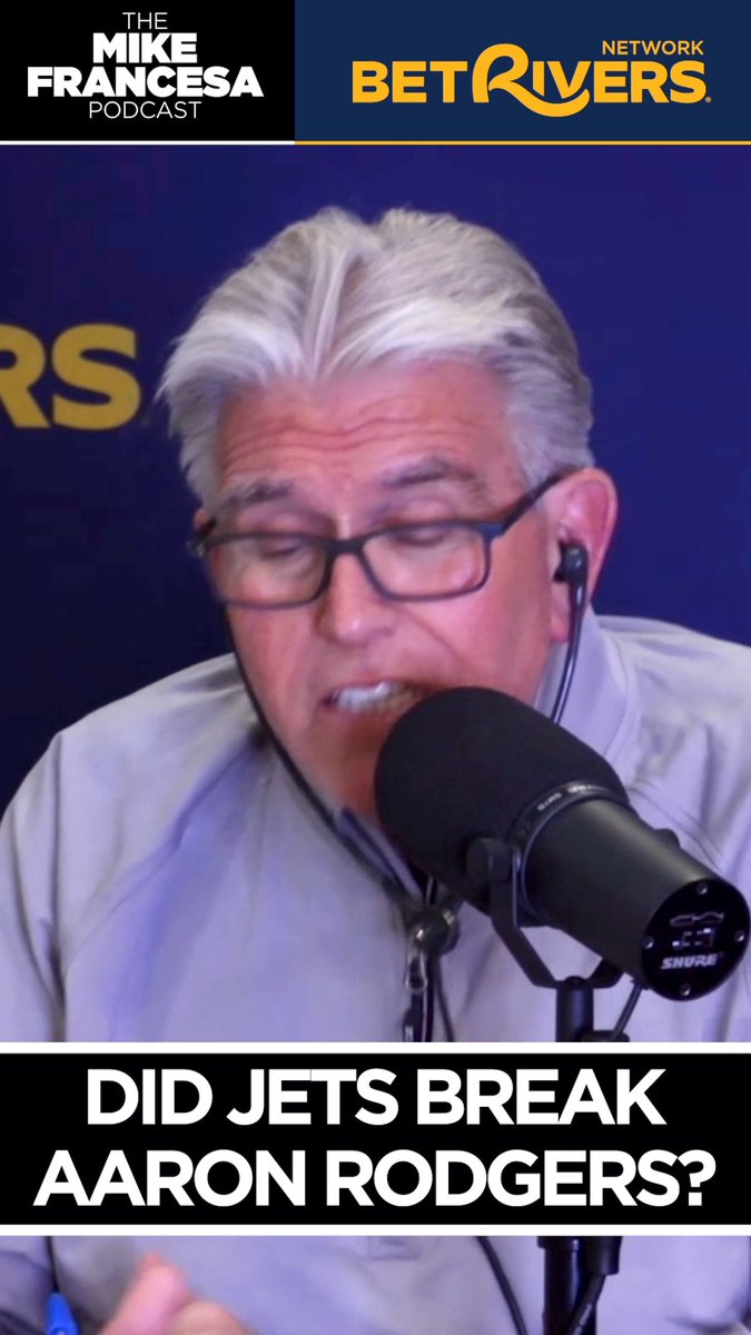 "I didn't think you could ruin Aaron Rodgers. They have!" Mike Francesa holds nothing back as he believes the Jets have broken Aaron Rodgers