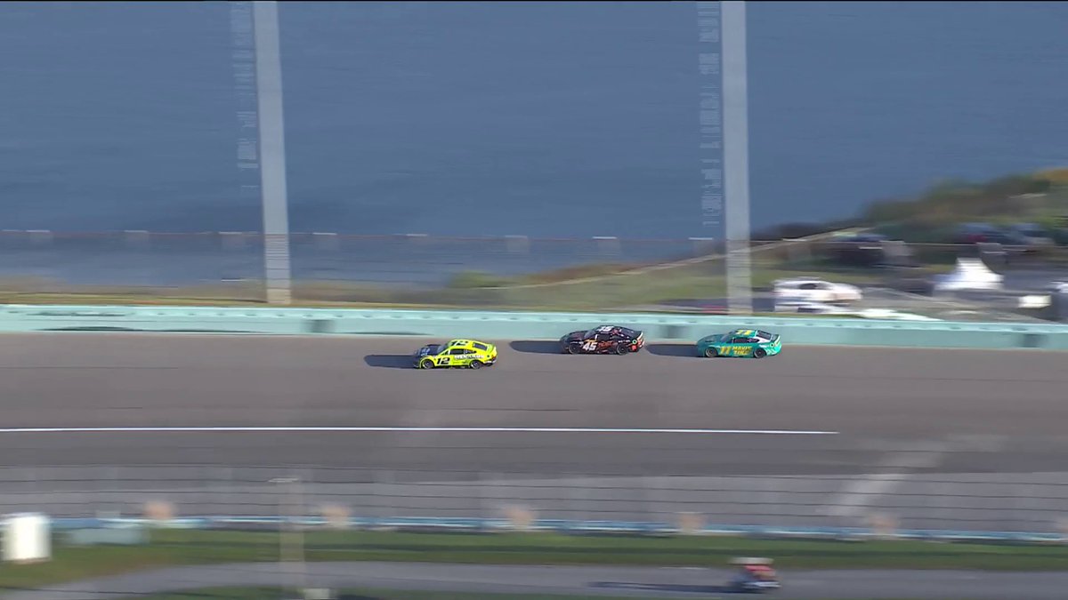 Tyler Reddick takes the high line to pass 2 cars and steal the win in Miami! Rubbin is Racing Dave Portnoy
