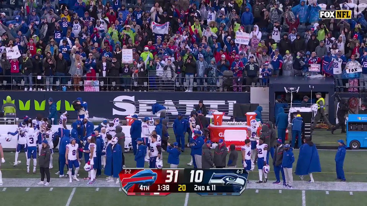 Bills Mafia showed out in Seattle 🦬👏 Buffalo Bills