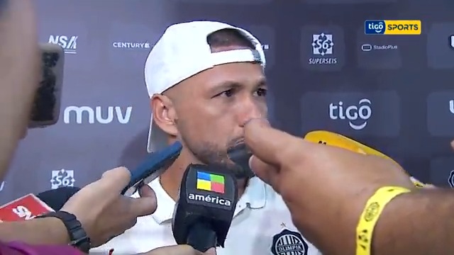 🫡El capitán Richard Ortiz expresó su alegría por marcar nuevamente en el #SuperclásicoxTS. ☑️"Quedan seis fechas más y vamos a trabajar para conseguir el título", señaló el 6 de Olimpia. #ClausuraAPF2024