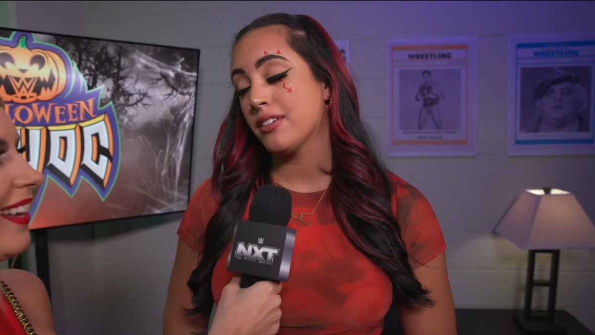 LET'S GO!!! A V A has some HUGE news regarding #WWENXT's trip to the 2300 Arena in Philadelphia! #HalloweenHavoc