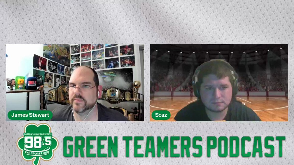 Episode 2 of Green Teamers w/ JamesScaz &amp; James Stewart ☝️ we chat about: - Banner Night / Statement vs NYK - Detail the Pistons comeback - Jayson Tatum chasing the MVP - Looking ahead to the Bucks and Pacers Audio: #Banner18 #Celtics #nba #basketball