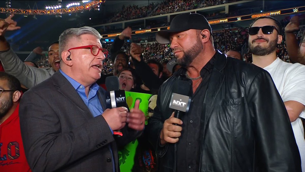 "Don't let it happen again!" @RidgeWWE just confronted Bully Ray AGAIN and things got a little heated... #HalloweenHavoc
