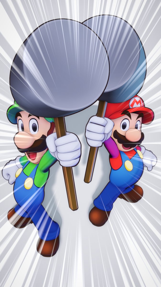 [任天堂HP]『マリオ＆ルイージRPG ブラザーシップ！』のショートムービー「ハンマーアタック篇」を公開しました。 #マリオルイージRPGブラザーシップ