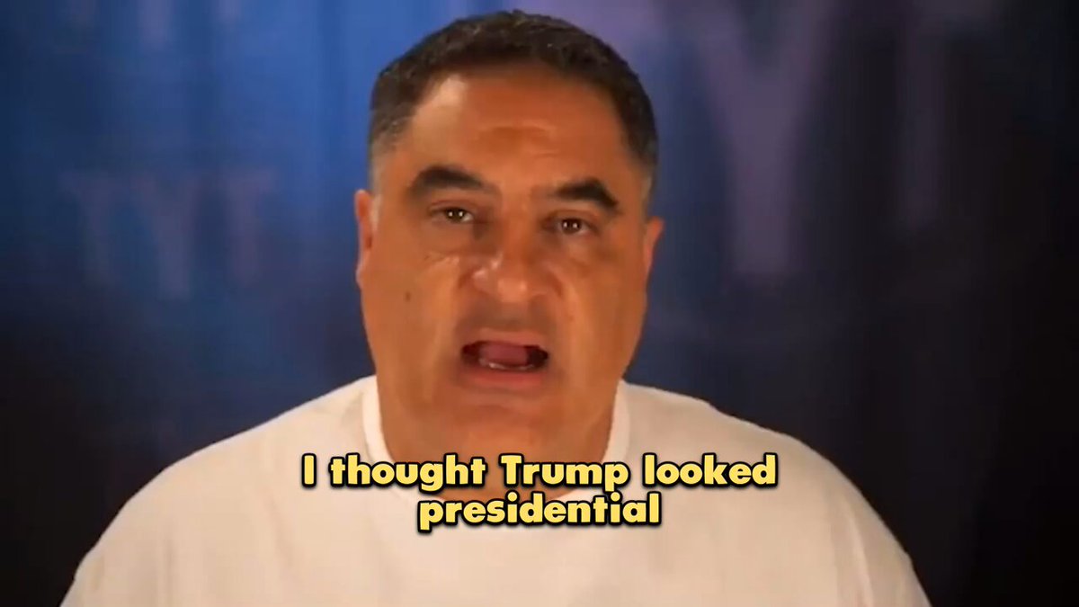 WATCH: Even Cenk Uygur admits that Trump's podcast with Joe Rogan was amazing. "I thought Trump looked presidential and personable. I hate that, but he did... Standard politicians including Kamala Harris are talking point machines, that's not what Trump is doing. "He doesn't seem like a robot. He doesn't seem fake in that sense." - Clipped by Eric Abbenante. We're going to look back on that podcast a few years from now and smile at how great it was.