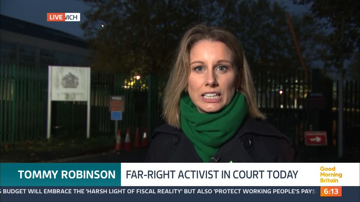 Far-right activist Tommy Robinson is facing a jail term when he appears in court today on contempt of court charges. The 41-year-old was remanded in custody on Friday ahead of a demonstration by his supporters over the weekend.
