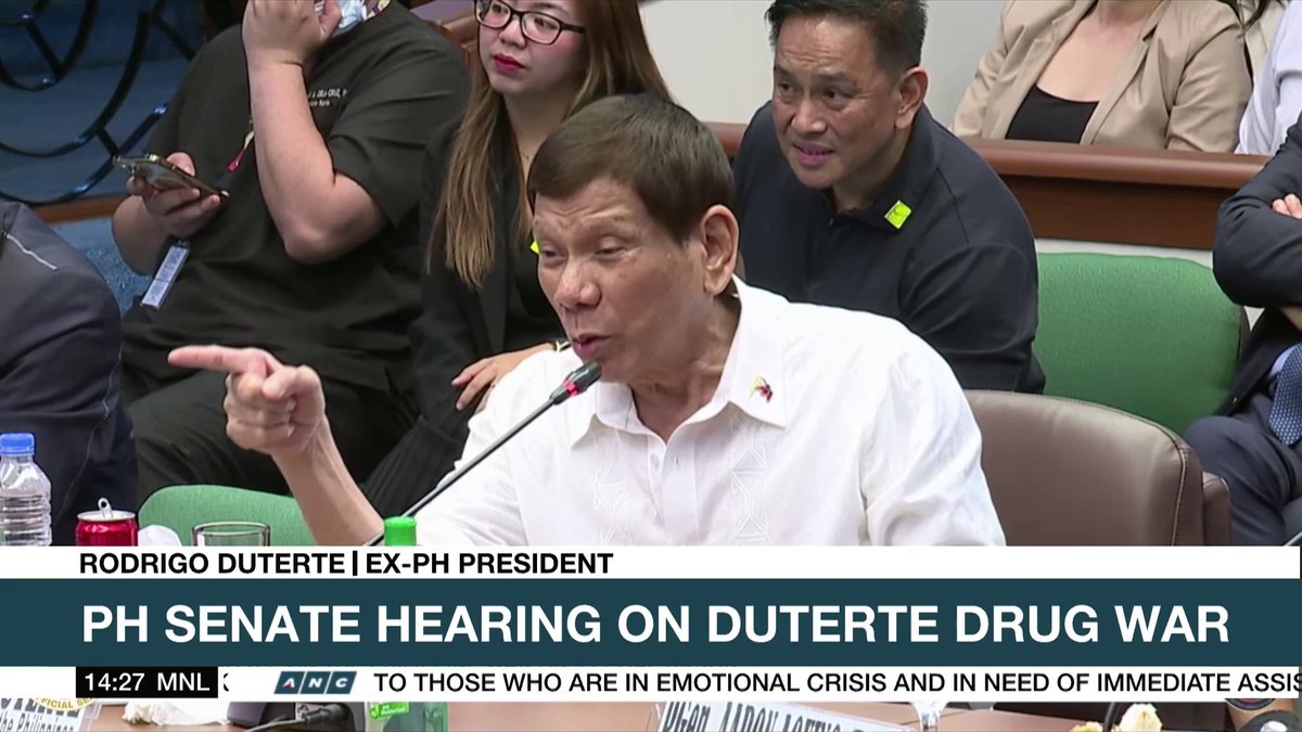 "Si Sen. Dela Rosa, Death Squad rin 'yan." After denying the existence of the Davao Death Squad, former President Rodrigo Duterte says Davao police chiefs were DDS commanders. While he emphasizes that he never ordered to kill, he admits telling Davao police chiefs to "encourage criminals to fight."