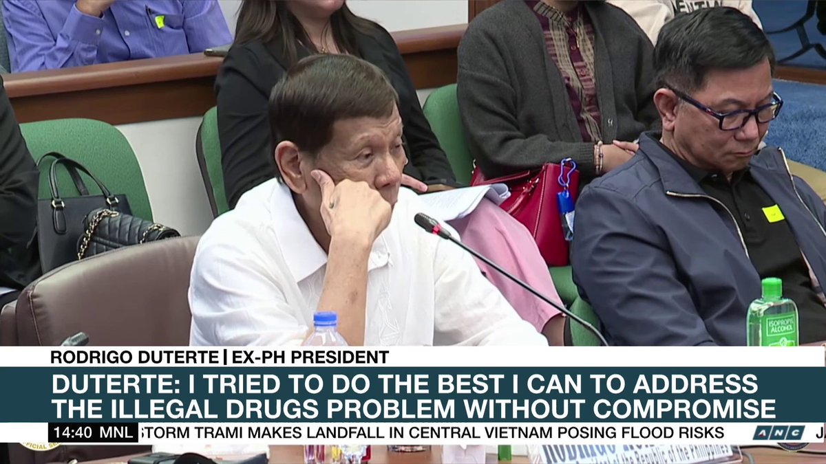 Sen. Risa Hontiveros says it was "very incorrect" for former Pres. Rodrigo Duterte to tell PNP to encourage suspects to fight to get killed. Duterte, in response, tells Hontiveros, that that's her view because she "never had the chance to solve problem of the community."